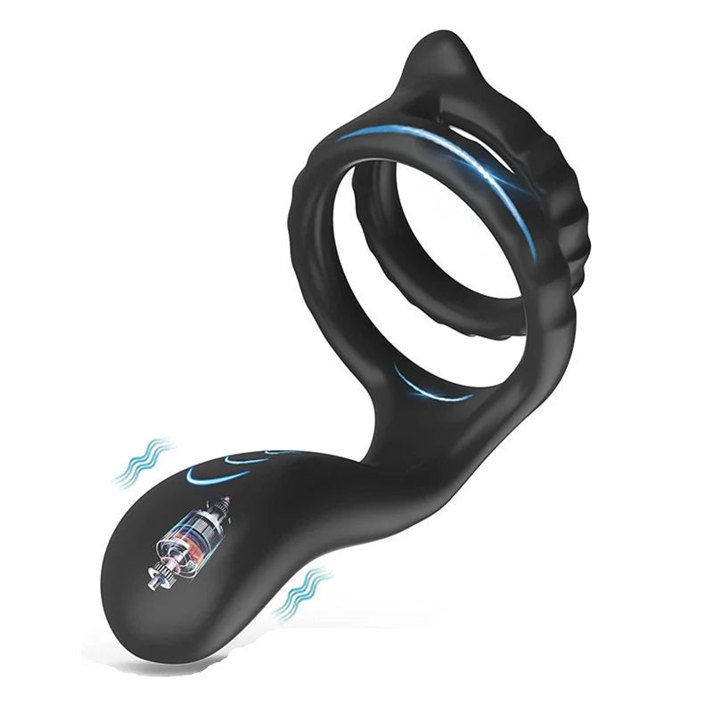 Benny - Vibrating Silicone Penis Ring for Couples ZhenDuo Sex Shop Benny - Vibrating Silicone Penis Ring for Couples ZhenDuo Sex Shop