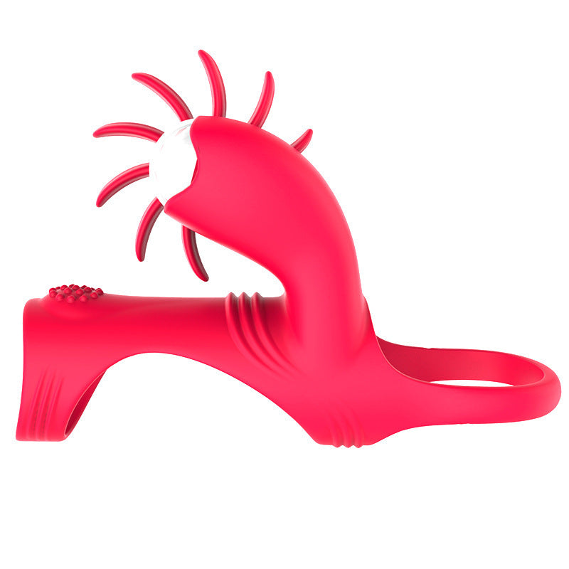 Rotating Tongue Vibrating Cock Ring Clit Stimulator ZhenDuo Sex Shop Rotating Tongue Vibrating Cock Ring Clit Stimulator ZhenDuo Sex Shop