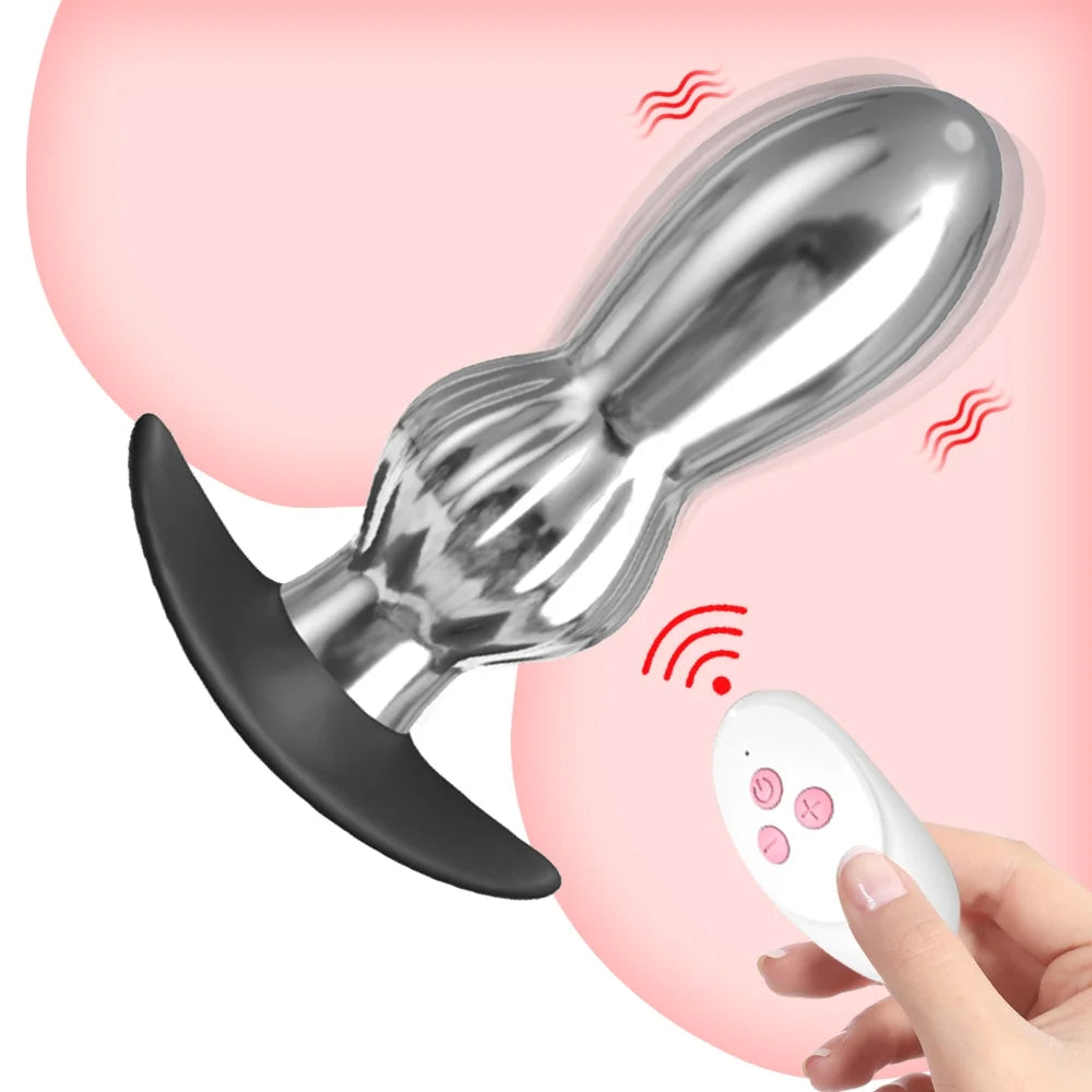 vibrating metal butt plug Tentacle Dildos main image 1