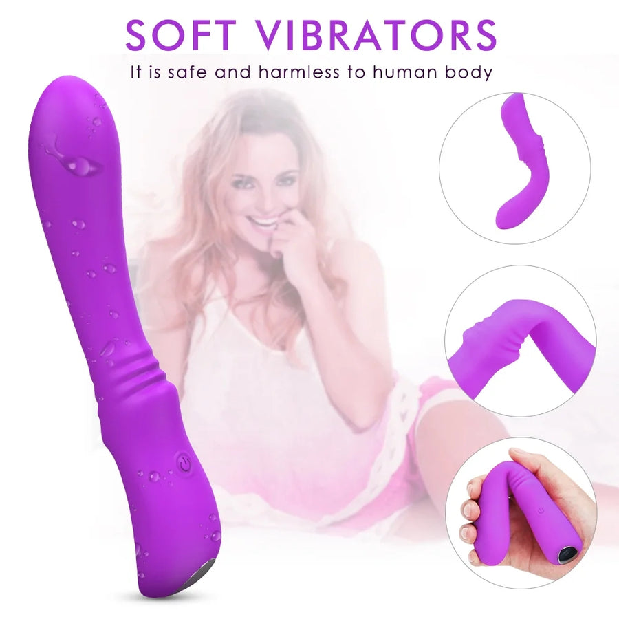 Dildo Vibrator Vagina Clitoris Stimulator Massager Masturbator