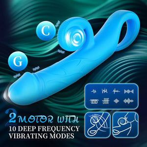 Snail 4-in-1 Clit Stimulator & G-spot Vibrator