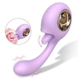 Donut 2-in-1 Clit Licking Toy G Spot Vibrator