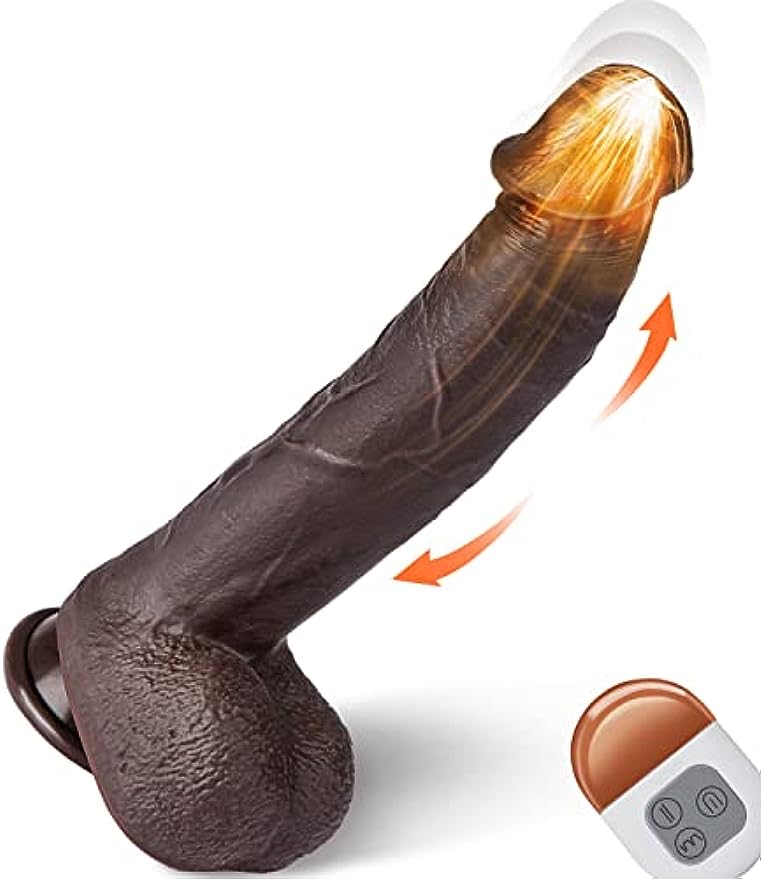 9.8" Thrusting Dildo Vibrator for Women, Realistic Vibrating Dildo wi ZhenDuo Sex Shop 9.8" Thrusting Dildo Vibrator for Women, Realistic Vibrating Dildo wi ZhenDuo Sex Shop