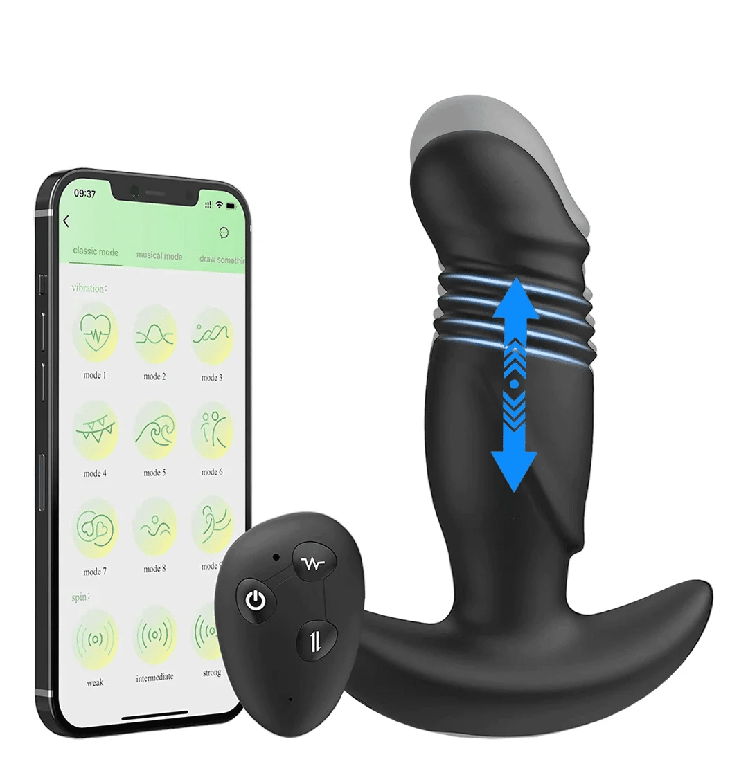Richard Thrusting & Vibrating Prostate Massager ZhenDuo Sex Shop Richard Thrusting & Vibrating Prostate Massager ZhenDuo Sex Shop
