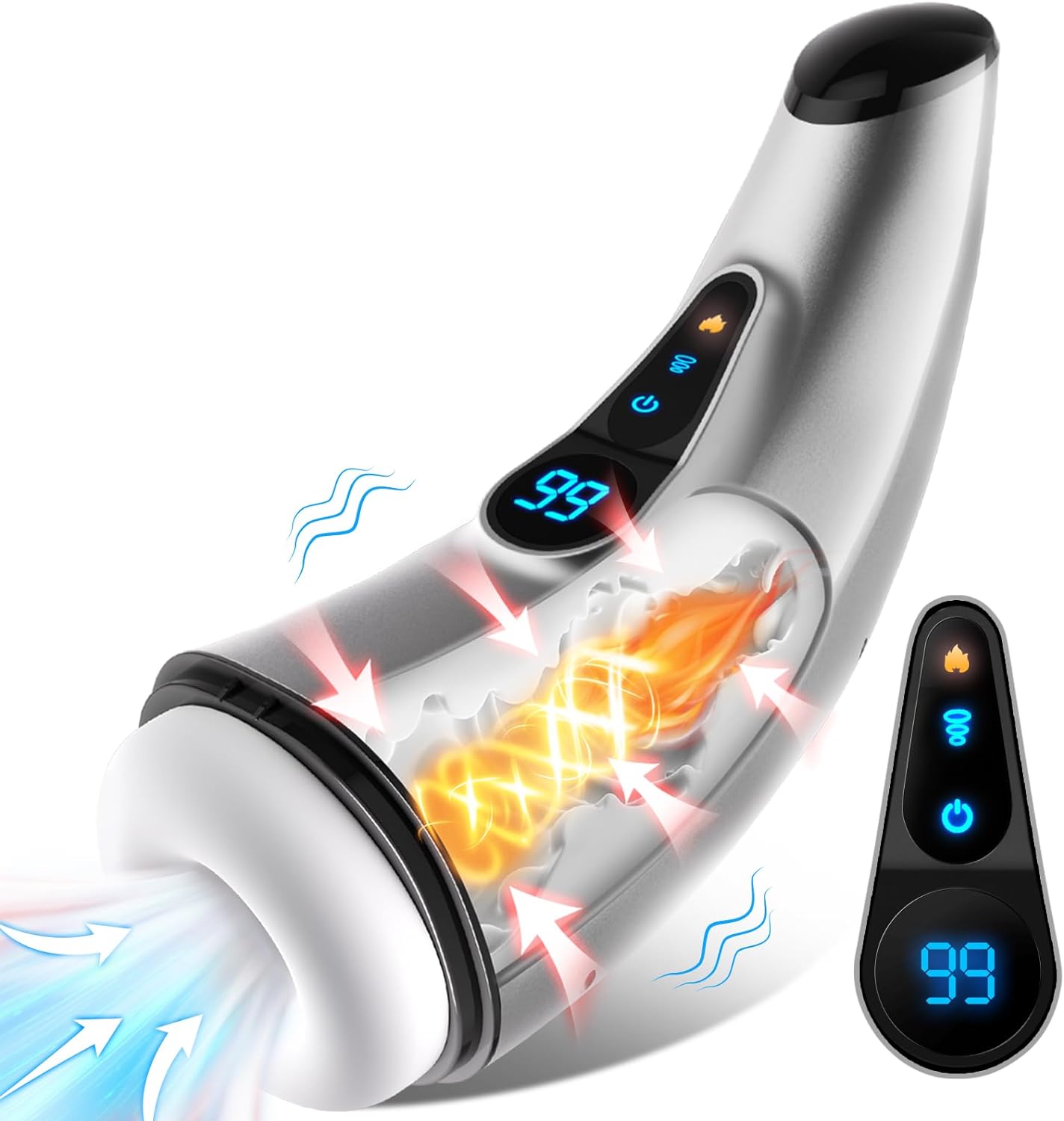 HGOD 007 Pro LCD Display Smart Heating Masturbator 3D Textured Sleeve ZhenDuo Sex Shop HGOD 007 Pro LCD Display Smart Heating Masturbator 3D Textured Sleeve ZhenDuo Sex Shop