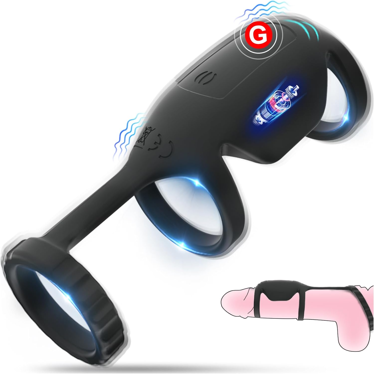 Vibrating Cock Ring for Penis Testicles G Spot Stimulation, Pleasure ZhenDuo Sex Shop Vibrating Cock Ring for Penis Testicles G Spot Stimulation, Pleasure ZhenDuo Sex Shop