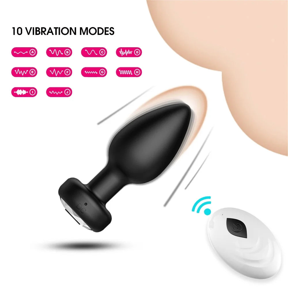 10 Frequency Vibrating Silicone Anal Plug Suit ZhenDuo Sex Shop 10 Frequency Vibrating Silicone Anal Plug Suit ZhenDuo Sex Shop