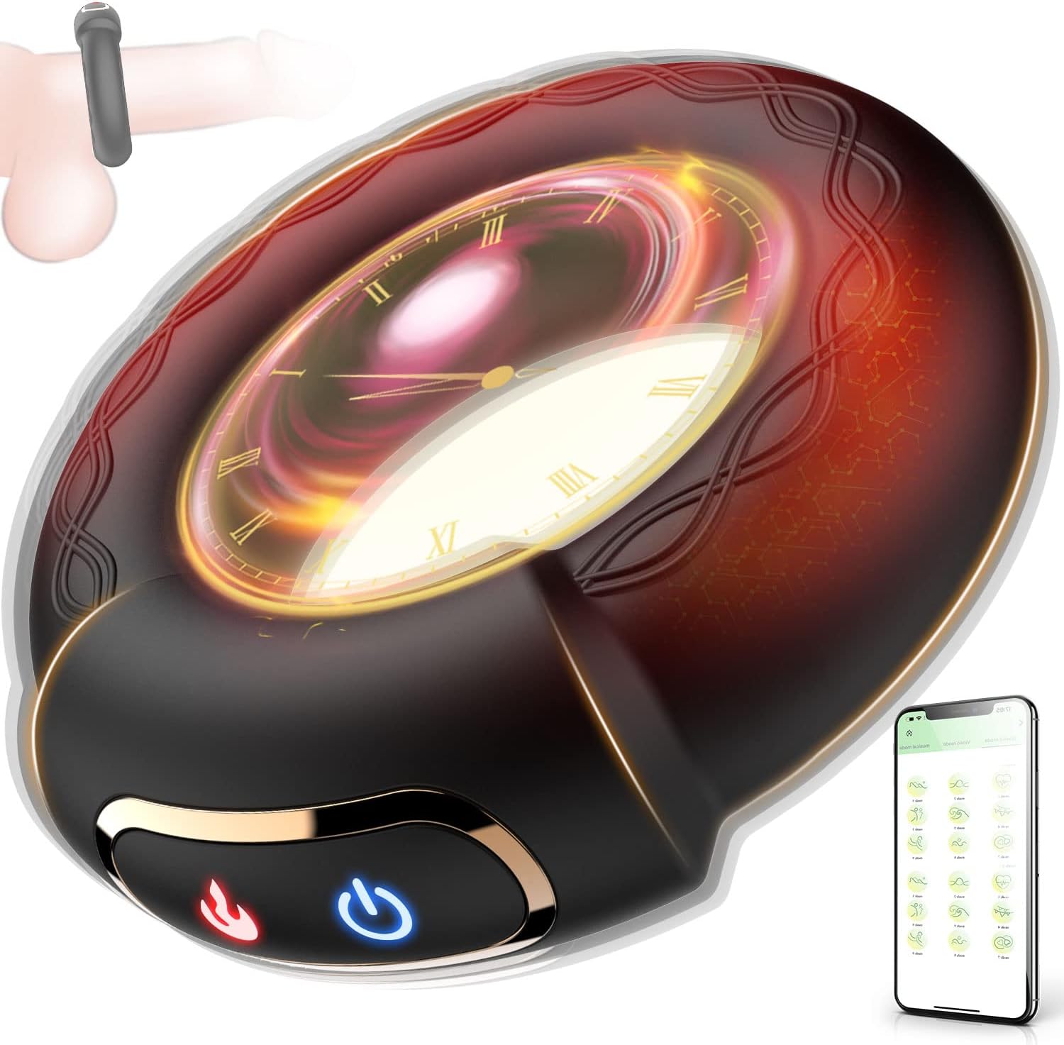 Vibrating Cock Ring, 9 Vibrations with Heating Penis Ring Vibrator Sex ZhenDuo Sex Shop Vibrating Cock Ring, 9 Vibrations with Heating Penis Ring Vibrator Sex ZhenDuo Sex Shop