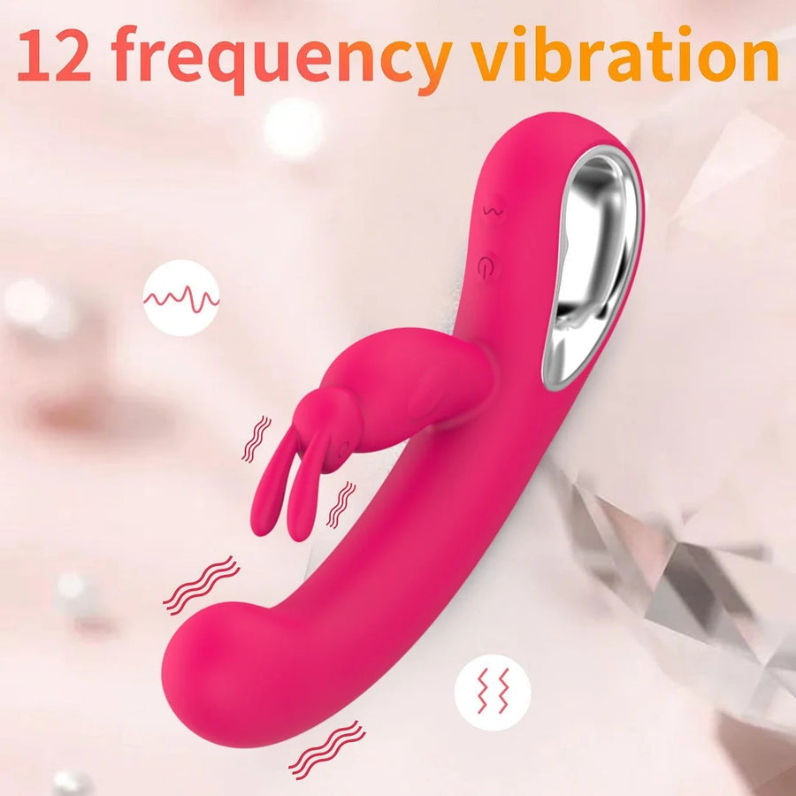 Handhled 12 Frequency Strong Shock G-spot Vibrator