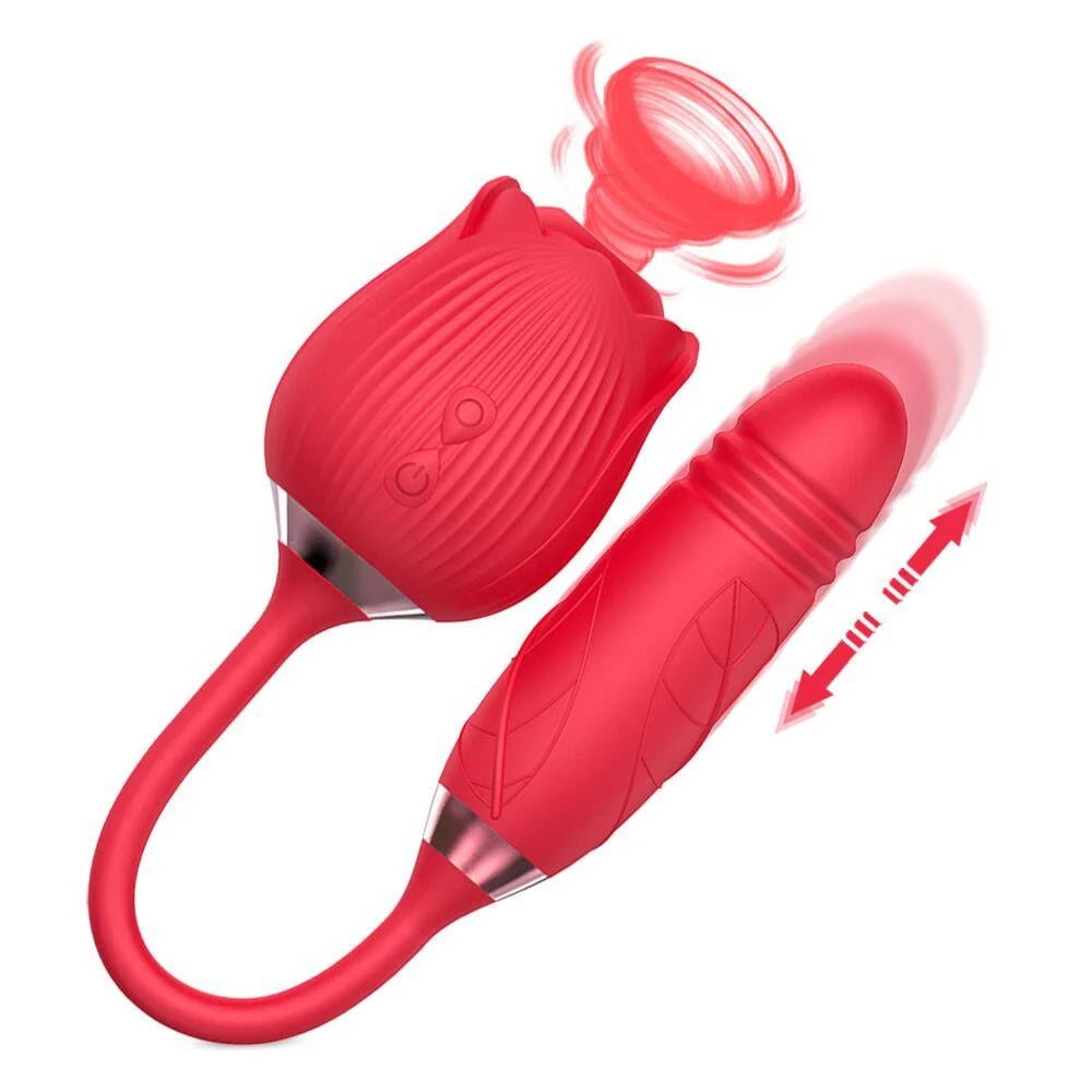 New 2 In 1 Rose Flower Toy Pro 2 ZhenDuo Sex Shop New 2 In 1 Rose Flower Toy Pro 2 ZhenDuo Sex Shop