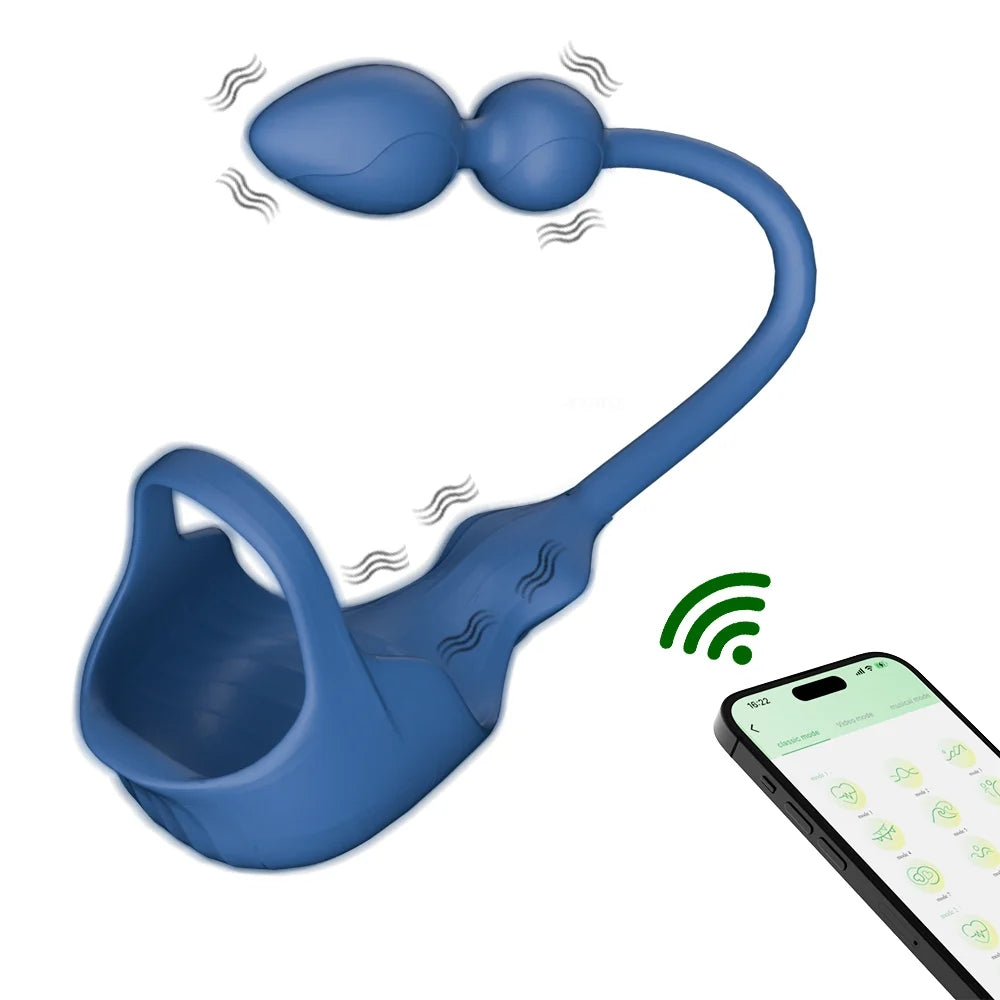 App Remote Control Strong Shock Cock Rings & Anal Vibrator ZhenDuo Sex Shop App Remote Control Strong Shock Cock Rings & Anal Vibrator ZhenDuo Sex Shop