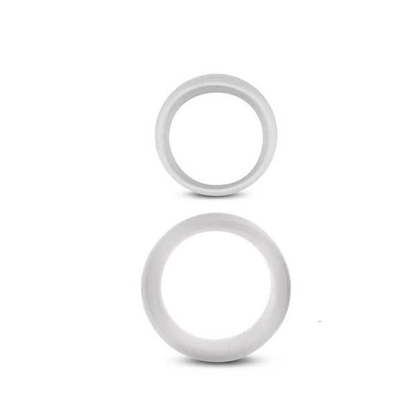 2PCS Silicone Male Foreskin Corrector Resistance Delay Ejaculation Daily/Night Cock Ring