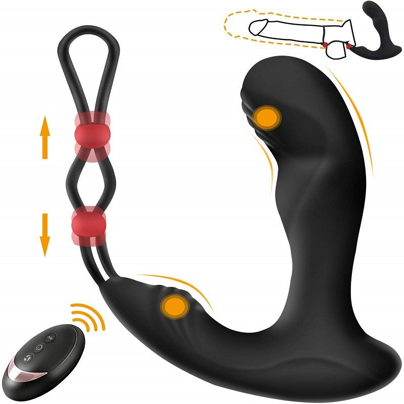 Men's Wireless 9-Frequency Vibrating Prostate Toy with Adjustable Ring ZhenDuo Sex Shop Men's Wireless 9-Frequency Vibrating Prostate Toy with Adjustable Ring ZhenDuo Sex Shop