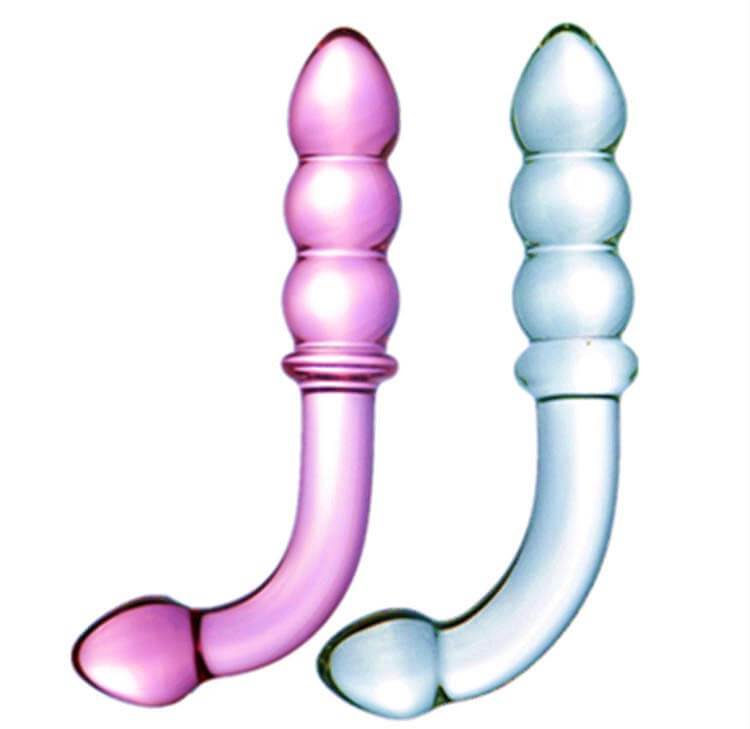 Ribbed G-Spot Glass Dildo 18cm ZhenDuo Sex Shop Ribbed G-Spot Glass Dildo 18cm ZhenDuo Sex Shop