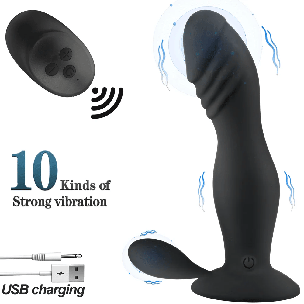 Wireless Remote 10 Speeds Anal Dildo Male Prostate Massager With Sucti ZhenDuo Sex Shop Wireless Remote 10 Speeds Anal Dildo Male Prostate Massager With Sucti ZhenDuo Sex Shop
