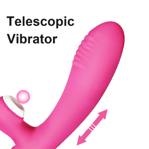 Thrusting Sucking Dildo Vibrator Clitoris Stimulator