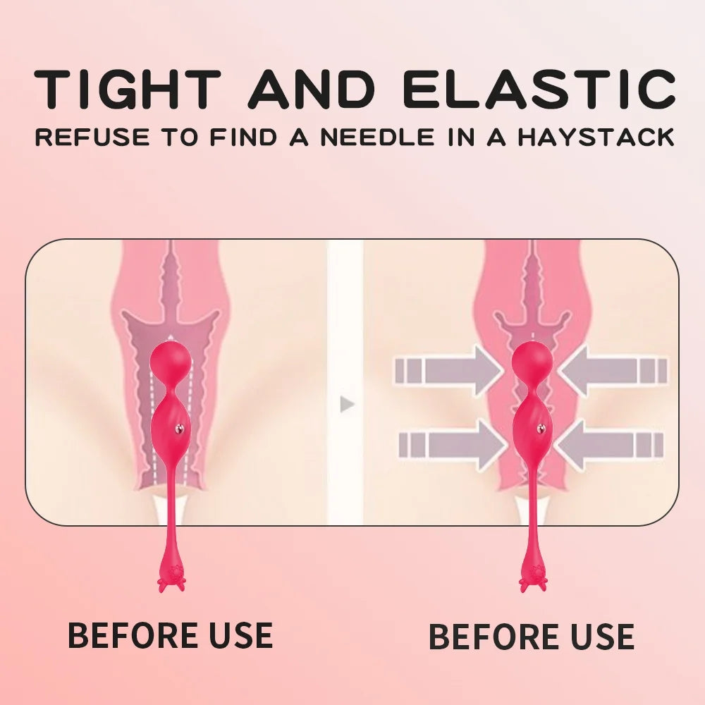 Wireless Remote Control Electrick Shock & Vibrating Kegal Ball