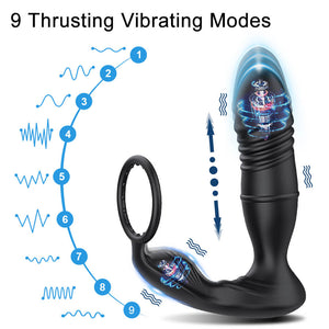 Wireless Remote Vibrating Thrusting Prostate Massager Stimulator Bluetooth APP for Men Gay-ZhenDuo Sex Shop-ZhenDuo Sex Shop
