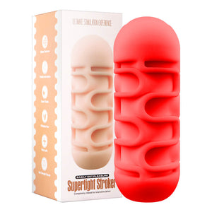 Male Masturbator Vagina Pocket Soft Pussy Super Tight Stroker Sex Toy-ZhenDuo Sex Shop-red-ZhenDuo Sex Shop