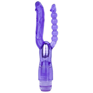 Dual Penetrator Vibe with Anal Beads-vibrator-ZhenDuo Sex Shop-purple-ZhenDuo Sex Shop