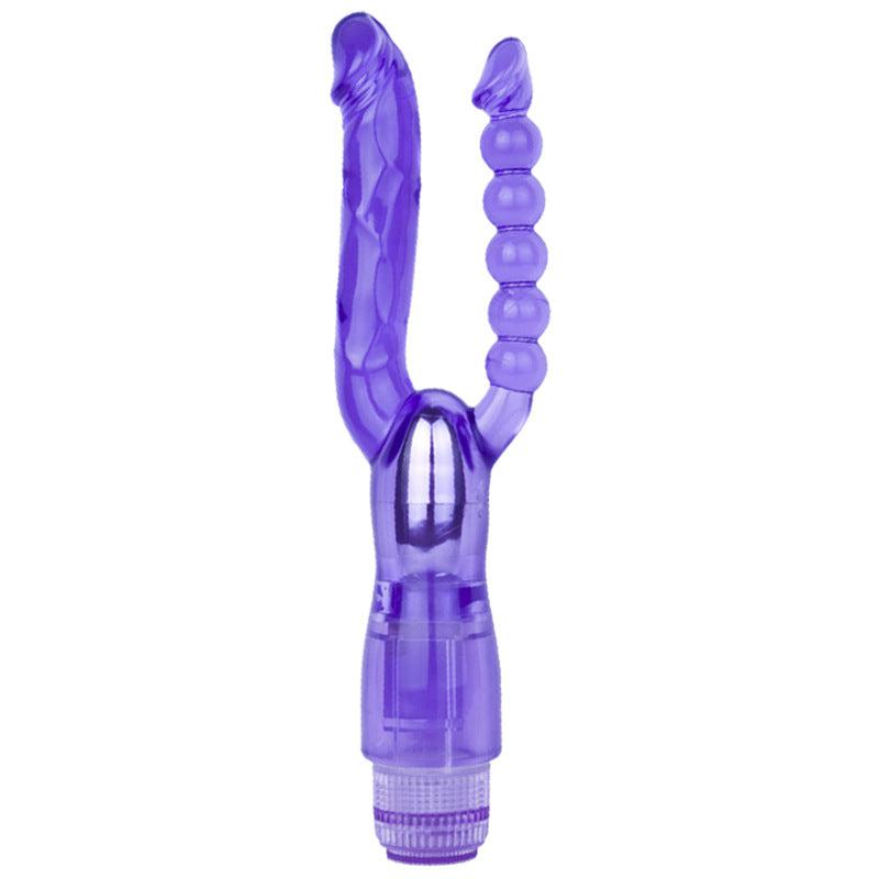 Dual Penetrator Vibe with Anal Beads-vibrator-ZhenDuo Sex Shop-pink-ZhenDuo Sex Shop