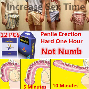 12 Pcs Delayed Premature Ejaculation,Penile Erection, Penis Enlargement, Male Adult Health Products-ZhenDuo Sex Shop-3pcs-ZhenDuo Sex Shop