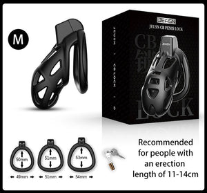 Jeusn Male Chastity Cage Cock cage Device With 3 Size-ZhenDuo Sex Shop-CB Lock M-ZhenDuo Sex Shop