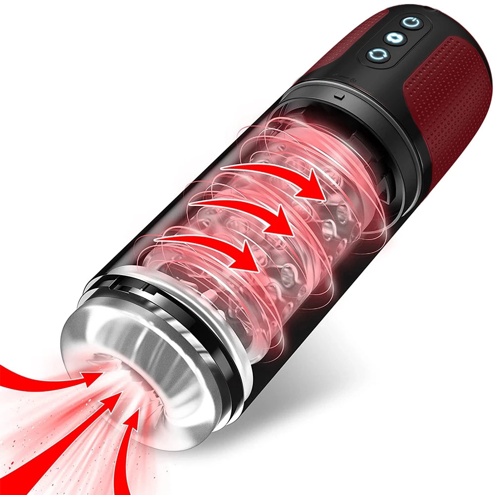 Unimat Automatic Male Masturbation Cup With Rotating & Vacuum Suction ZhenDuo Sex Shop Unimat Automatic Male Masturbation Cup With Rotating & Vacuum Suction ZhenDuo Sex Shop