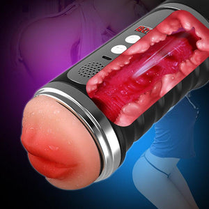 Automatic Smart Pussy Stroker Vibrating Male Masturbator Cup-ZhenDuo Sex Shop