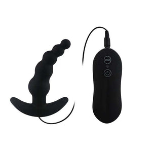 Aphrodisia Beads Style Vibrating Anal Plug 10 Mode Vibration-butt plug-ZhenDuo Sex Shop-black-ZhenDuo Sex Shop