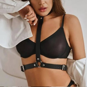 Women PU Leather Harness Sexy BDSM Garter Belt Fetish-ZhenDuo Sex Shop-ZhenDuo Sex Shop