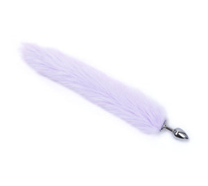 Fox Tail Anal Plug Butt Plug Metal Adult Products Anal Sex Toys for Woman Couples Men Adults Games Sex Shop Toys For Adults18-butt plug-ZhenDuo Sex Shop-Purple Fox tail-ZhenDuo Sex Shop