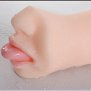 Artificial Realistic Oral Sex Pussy Cup Male Masturbator-ZhenDuo Sex Shop
