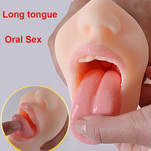 Artificial Realistic Oral Sex Pussy Cup Male Masturbator-ZhenDuo Sex Shop