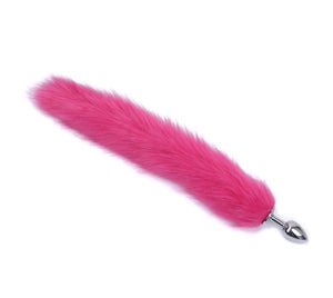 Fox Tail Anal Plug Butt Plug Metal Adult Products Anal Sex Toys for Woman Couples Men Adults Games Sex Shop Toys For Adults18-butt plug-ZhenDuo Sex Shop-Rose Fox tail-ZhenDuo Sex Shop