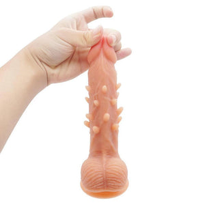 Women Gay Realistic Silicone Barbed Suction Cup Dildo-ZhenDuo Sex Shop