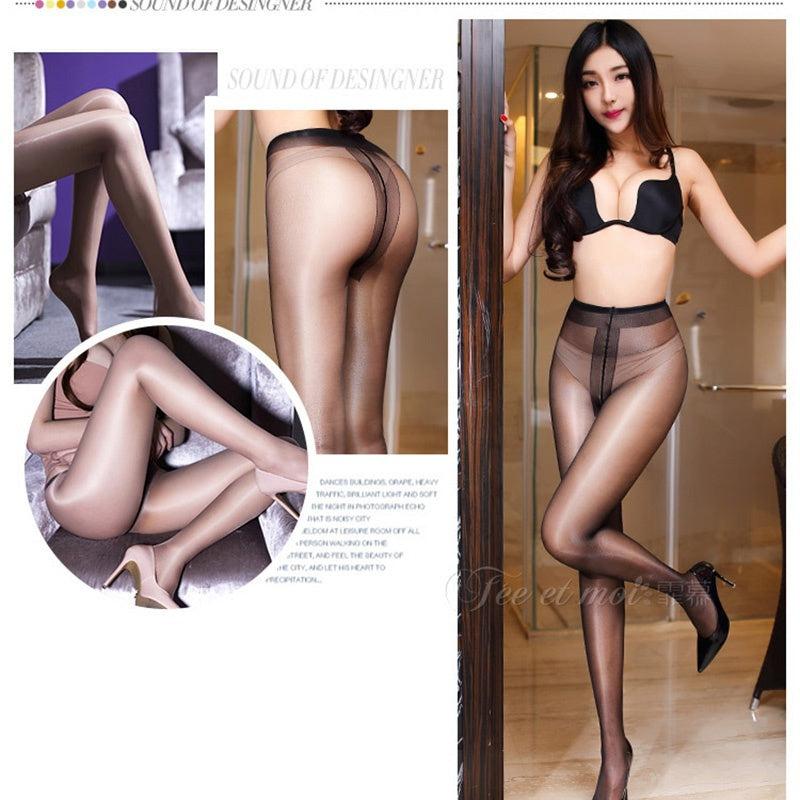 sexy lingerie tights Coquette Sheer Dot Mesh Thigh High Stockings Black main image 0