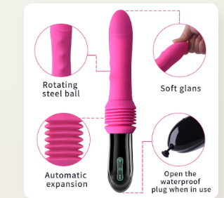 Unleash Your Wildest Fantasies with the Automatic Telescopic Thrusting Dildo
