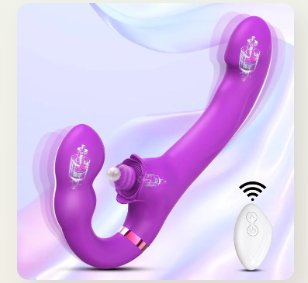 Experience Ultimate Pleasure with the 3-in-1 Rose Clit Stimulator Dual Motor Shock Panty Vibrator