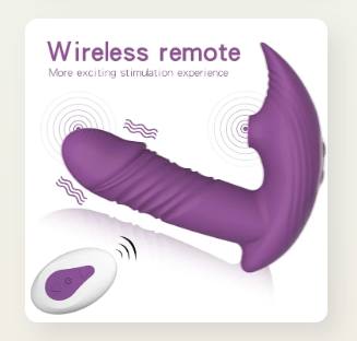 Marilyn 3-in-1 Remote Control Telescopic Dildo Panty Vibrator – A New Era of Pleasure