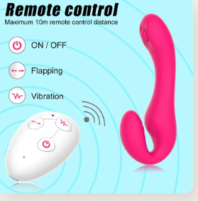 Experience Ultimate Pleasure with the Roma-s Wireless Remote Control Flapping Strapless Wearable Vibrator