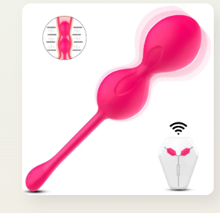 Strengthen, Stimulate, and Satisfy with the 10 Frequency Vibrating Double Kegel Balls