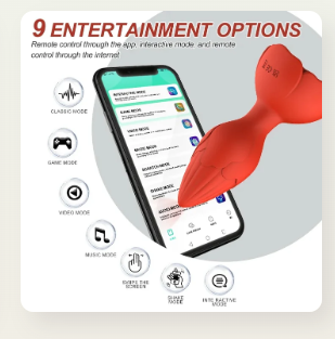 Isabella App Remote Control 9 Frequency Strong Shock Anal Vibrator – Elevate Your Pleasure