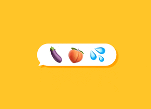 What are the most common sexting emojis?