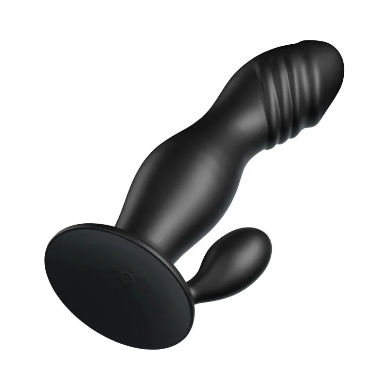 Wireless Remote 10 Speeds Anal Dildo Male Prostate Massager With Suction Cup