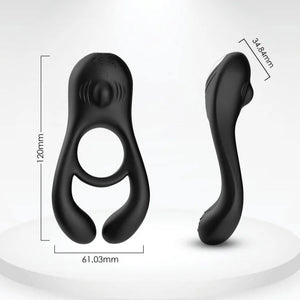Wireless Remote Control Vibrating Clit Stimulator & Penis Ring