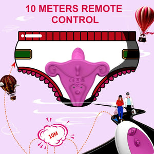 Remote Control 10 Frequency Wearable Panty Vibrator