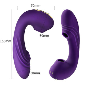 7 Frequency Vibration Clitoral Stimulator Double Sucking