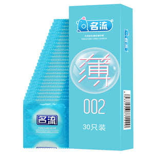 MingLiu Ultra Thin Natural Rubber Sex Safety Condoms 30pcs-ZhenDuo Sex Shop-ZhenDuo Sex Shop