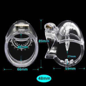 Men's Self-Designed Totally Enclosed Chastity Device Belt Cage